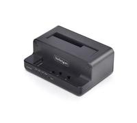 StarTech M.2 NVMe to 2.5/3.5" SATA Drive Duplicator, Dual Bay Standalone SSD ...
