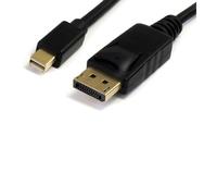 StarTech.com 10ft (3m) Mini DisplayPort to DisplayPort 1.2 Cable - 4K x 2K UHD Mini DisplayPort to DisplayPort Adapter Cable - Mini DP to DP Cable for Monitor - mDP to DP Converter Cord