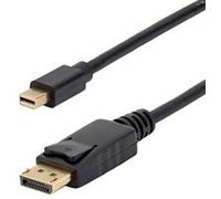 STARTECH MDP2DPMM3M LEAD, MINI DP-DISPLAYPORT 1.2 BLACK 3M