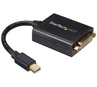 StarTech.com Mini DisplayPort to DVI Adapter - Mini DP to DVI-D Converter - 1080p Video - VESA Certified - mDP or Thunderbolt 1/2 Mac/PC to DVI Monitor - mDP 1.2 to DVI Single-Link Dongle