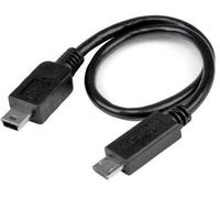 Startech - Micro Usb To Mini Usb 2.0 Otg Lead, 0.2M