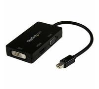 StarTech.com Travel A/V Adapter: 3-in-1 Mini DisplayPort to VGA DVI or HDMI Converter