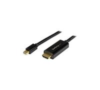 StarTech Mini DisplayPort to HDMI Cable MDP2HDMM1MB – 4K 30Hz – 3ft (1m)