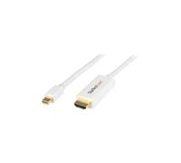 StarTech Mini DisplayPort To Digital A/V Cable Converter Cable 6 Ft 2m 4K White