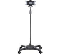 StarTech Mobile Tablet Stand with Lockable Wheels - Height Adjustable Cart - ...