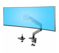 StarTech.com Monitor Desk Mount for up to 49in 32:9 Ultrawide Curved Screens, Mechanical Spring Arm, C-Clamp/Grommet, Tool-Less Adjustment, Max 44lb/20kg