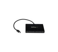StarTech.com 3-Port Multi Monitor Adapter - Mini DisplayPort to HDMI MST Hub - Triple 1080p or Dual 4K 30Hz - Video Splitter for Extended Desktop Mode on Windows Only - mDP 1.2 to 3x HDMI