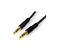 StarTech 3.5mm Stereo Audio Cable MU6MMS - Slim 6 ft Male-to-Male