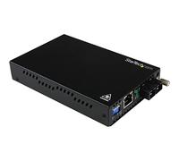 StarTech Multimode SC Fibre Media Converter, GbE, 550m, 850nm (ET91000SC2) | Remote monitoring, 1Gbe network, Fibre to copper, Range