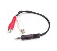 StarTech MUMFRCA 150mm Stereo Audio Cable - 3.5mm Male To 2x RCA F...
