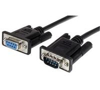 StarTech.com 3m Black Straight Through DB9 RS232 Serial Cable - M/F