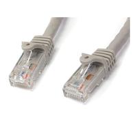 StarTech.com 2m CAT6 Ethernet Cable - Grey CAT 6 Gigabit Ethernet Wire -650MHz 100W PoE RJ45 UTP Network/Patch Cord Snagless w/Strain Relief Fluke Tested/Wiring is UL Certified/TIA