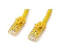 StarTech.com 2m CAT6 Ethernet Cable - Yellow CAT 6 Gigabit Ethernet Wire -650MHz 100W PoE RJ45 UTP Network/Patch Cord Snagless w/Strain Relief Fluke Tested/Wiring is UL Certified/TIA