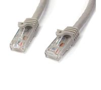StarTech N6PATC3MGR 3m Grey Snagless Cat6 UTP Patch Cable - ETL Ve...
