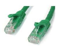 StarTech.com 5m CAT6 Ethernet Cable - Green CAT 6 Gigabit Ethernet Wire -650MHz 100W PoE RJ45 UTP Network/Patch Cord Snagless w/Strain Relief Fluke Tested/Wiring is UL Certified/TIA