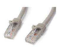 StarTech.com 7m CAT6 Ethernet Cable - Grey CAT 6 Gigabit Ethernet Wire -650MHz 100W PoE RJ45 UTP Network/Patch Cord Snagless w/Strain Relief Fluke Tested/Wiring is UL Certified/TIA