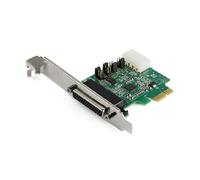 StarTech.com 4-port PCI Express RS232 Serial Adapter Card - PCIe RS232 Serial Host Controller Card - PCIe to Serial DB9 Card - 16950 UART - Expansion Card - Windows/Linux