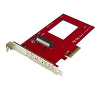 StarTech U.2 to PCIe Adapter PEX4SFF8639 - PCIe 4.0 x4 - SFF-8639 - for 2.5" U.2 NVMe SSD