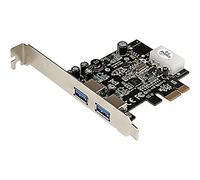 StarTech PEXUSB3S25 2 Port PCI Express SuperSpeed USB 3.0 Adapter Card with UAS