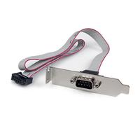 StarTech.com 1 Port 16in DB9 Serial Port Bracket to 10 Pin Header - Low Profile
