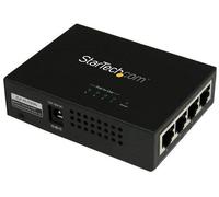Startech - POEINJ4G - 4-port Gigabit Midspan Poe+ Injector, 802.3at/af