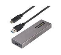 StarTech Portable Enclosure for SSD M.2 Drive USB-C - PCIe NVMe (M-Key) & SATA (