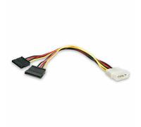 StarTech.com 12in LP4 to 2x SATA Power Y Cable Adapter