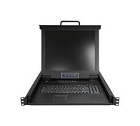 StarTech.com 16 Port Rackmount KVM Console w/ 6ft Cables - Integrated KVM Switch w/ 17" LCD Monitor - Fully Featured 1U LCD KVM Drawer- OSD KVM - Durable 50,000 MTBF - USB + VGA Support