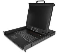 StarTech.com Rackmount KVM Console - Single Port VGA KVM with 17" LCD Monitor for Server Rack - Fully Featured Universal 1U LCD KVM Drawer w/Cables & Hardware - USB Support - 50000 MTBF