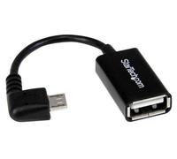 Startech - Right Angle Micro Usb On-The-Go Adaptor Cable