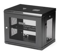 StarTech RK9WALM 2-Post 9U Wall Mount Network Cabinet with 1U Shelf, 19" Wa
