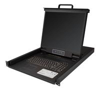 StarTech RKCONS1908K 8 Port Rackmount KVM Console w/ 6ft Cables - Integrate