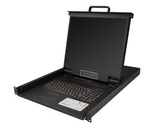 StarTech RKCONS1908K 8 Port Rackmount KVM Console w/ 6ft Cables - Integrate