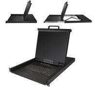 StarTech RKCONS1916K 16 Port Rackmount KVM Console w/ 6ft Cables - Integrat