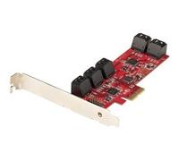 Startech Sata Pcie Card 10 Port Pcie Sata Expansion Card 6Gbps Sata Adapter Stac