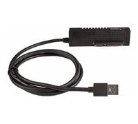 StarTech SATA to USB 10Gbps Cable, 2.5/3.5in SATA I/II/III (USB312SAT3) | External converter for SSD or HDD data transfer, UASP, TRIM, 4Kn, S.M.A.R.T., Power adapter, Not for optical drives