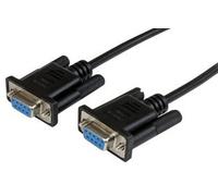 StarTech.com 2m Black DB9 Null Modem Cable