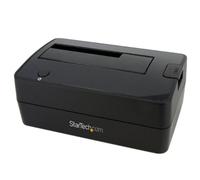 StarTech Single-Bay USB 3.0 2.5/3.5in SATA HDD/SSD Dock, 5Gbps (SATDOCKU3S) | SATA I/II/III, Hot-swap, Top-loading, Eject button, Driverless, Includes USB-A cable and power adapter