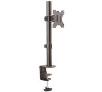 StarTech.com Single Monitor Desk Mount - Single Screen Heavy Duty Pole Mount for up to 8kg VESA Compatible Displays - Ergonomic Height Adjustable Monitor Arm Mount - Desk Clamp/Grommet