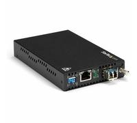 StarTech Gigabit Ethernet Copper-to-Fiber Media Converter ET91000SM10 - SM LC 10km with SFP