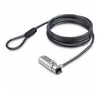 StarTech.com Slim Lock Nano Slot Compatible 6.6ft (2m) Locking Cable Desk Anti-Theft Security For Laptop/Notebook Computer Cut-Resistant Steel Cable 4-Digit Lock