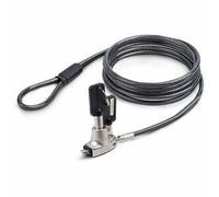 StarTech.com Slim Lock Noble Wedge Slot Compatible 5ft (1.5m) Locking Cable Desk Anti-Theft Security For Laptop/Notebook Cut-Resistant Steel Cable Keyed Lock