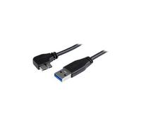 StarTech.com Slim Micro USB 3.0 Cable - M/M - Left-Angle Micro-USB - 0.5m (20in)