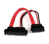 StarTech.com 6in Slimline SATA to SATA Adapter with Power - F/M
