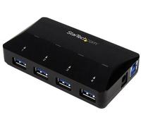 Startech ST53004U1C 4 Port Usb 3.0 Hub With 2.4a Fast Charging Port Bus Powered