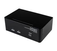 StarTech SV231DDVDUA 2 Port USB DVI VGA Dual Display KVM Switch with Audio
