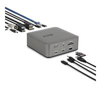 StarTech.com Thunderbolt 5 Docking Station, DP/HDMI, Triple Monitor Dock up to 4K 144Hz or Dual 8K 60Hz, 5x USB Ports, 140W Laptop Charging