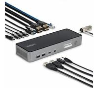 Startech Triple-Monitor Usb-C Docking Station 140W Laptop Charging Dock for Macb