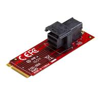 StarTech U.2 to M.2 Adapter, U.2 PCIe NVMe SSD, M.2 x4 (M2E4SFF8643) | 1x U.2 NVMe/AHCI SSD/drive, M.2 PCIe x4 host interface, Mini-SAS HD SFF-8643, PCIe 4.0, Backward compatible