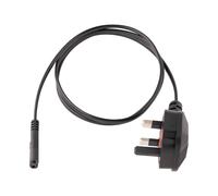StarTech.com 3ft (1m) UK Laptop Power Cable, BS 1363 to C7, 2.5A 250V, 18AWG, Black, UK Laptop Replacement Cord, Printer Power Cable, AC Laptop Charger Cord, Laptop Power Brick Cord